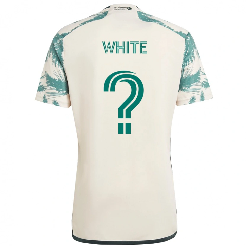 Danxen Dame Dario White #0 Beige Grønn Bortetrøye Drakt Trøye 2025/26 Skjorter T-Skjorte