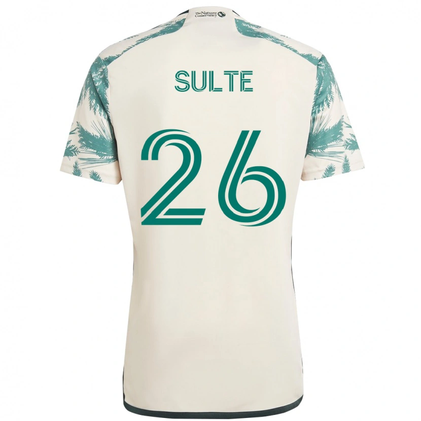 Danxen Dame Hunter Sulte #26 Beige Grønn Bortetrøye Drakt Trøye 2025/26 Skjorter T-Skjorte