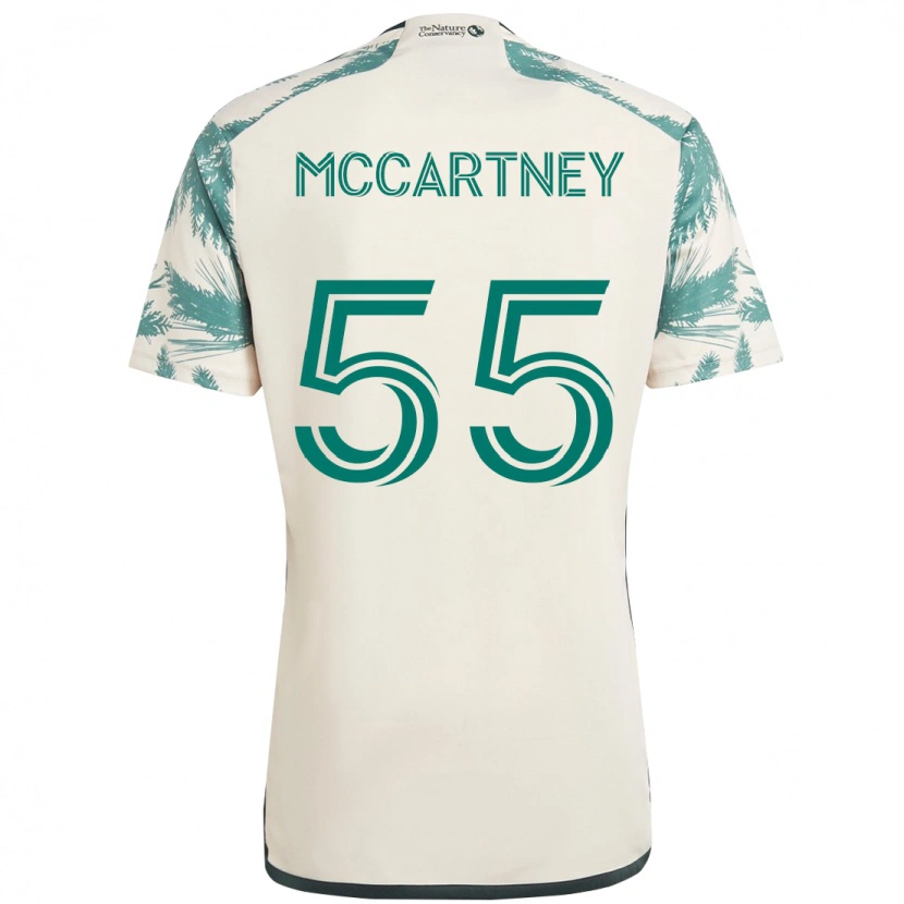 Danxen Dame Dawson Mccartney #55 Beige Grønn Bortetrøye Drakt Trøye 2025/26 Skjorter T-Skjorte