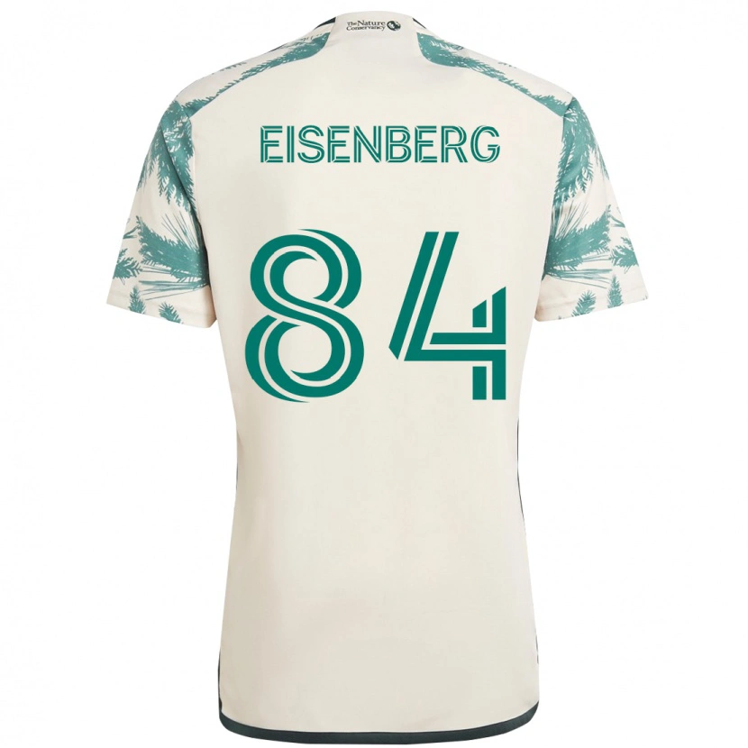 Danxen Dame Max Eisenberg #84 Beige Grønn Bortetrøye Drakt Trøye 2025/26 Skjorter T-Skjorte