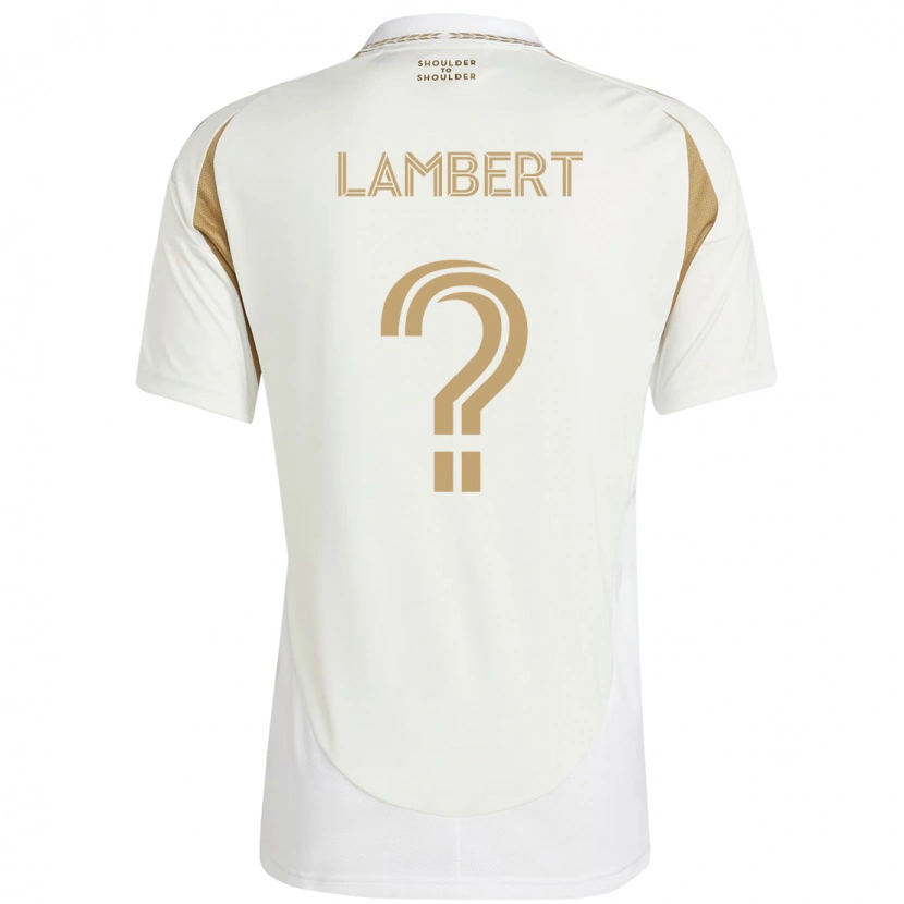 Danxen Dame Liam Lambert #0 Hvit Brun Bortetrøye Drakt Trøye 2025/26 Skjorter T-Skjorte