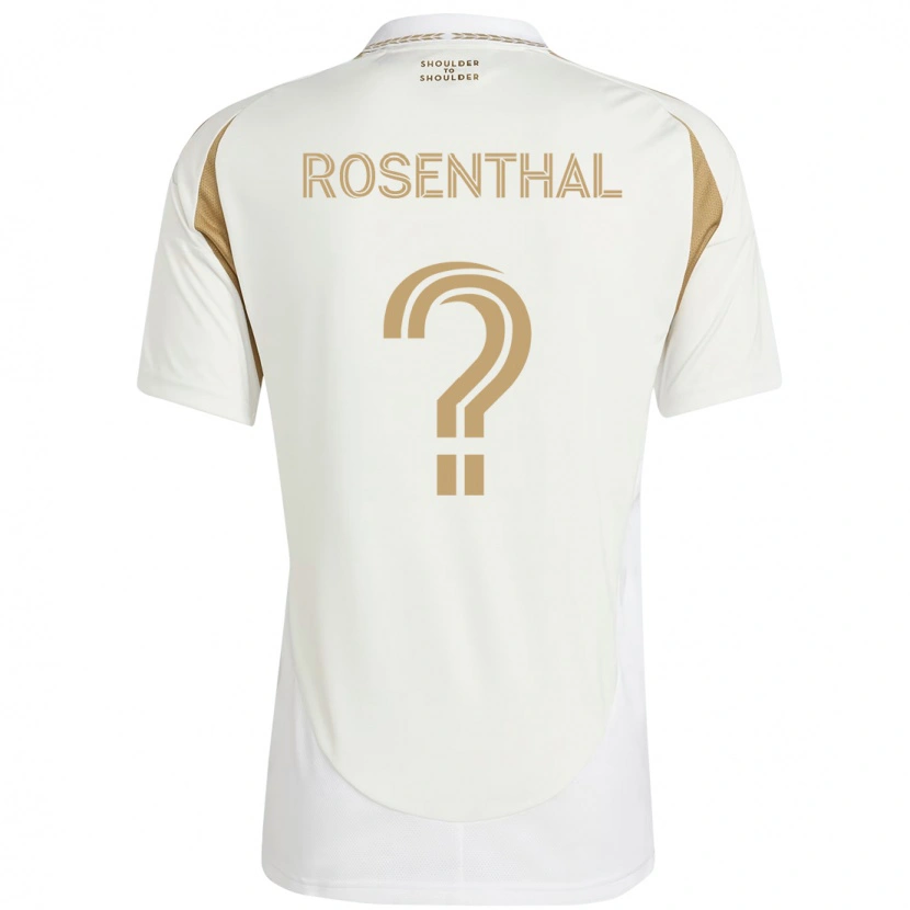 Danxen Dame Charlie Rosenthal #0 Hvit Brun Bortetrøye Drakt Trøye 2025/26 Skjorter T-Skjorte