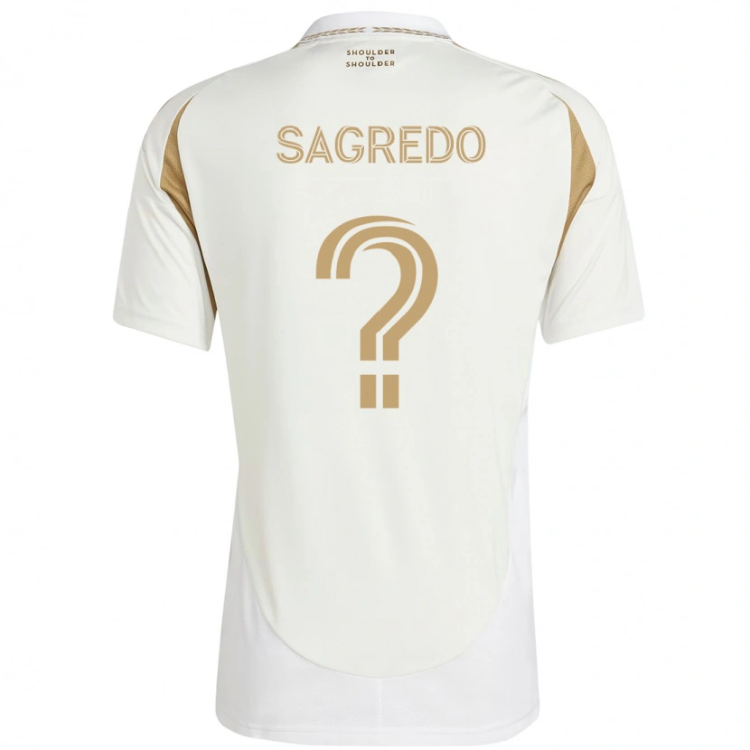 Danxen Dame Giancarlo Sagredo #0 Hvit Brun Bortetrøye Drakt Trøye 2025/26 Skjorter T-Skjorte