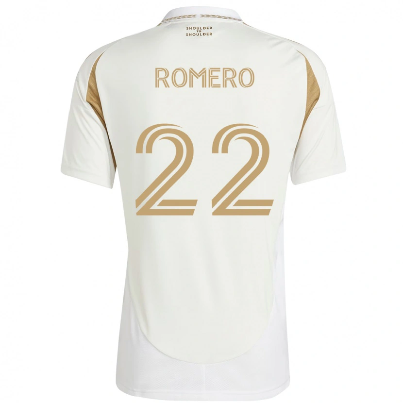 Danxen Dame Abraham Romero #22 Hvit Brun Bortetrøye Drakt Trøye 2025/26 Skjorter T-Skjorte