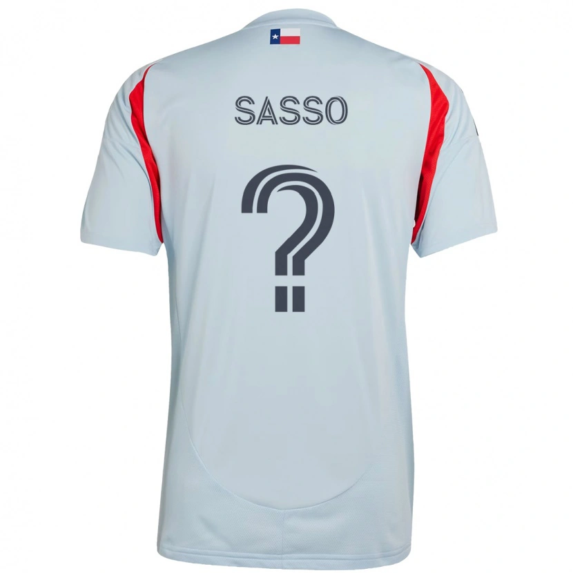 Danxen Dame Gino Sasso #0 Lyseblå Rød Bortetrøye Drakt Trøye 2025/26 Skjorter T-Skjorte