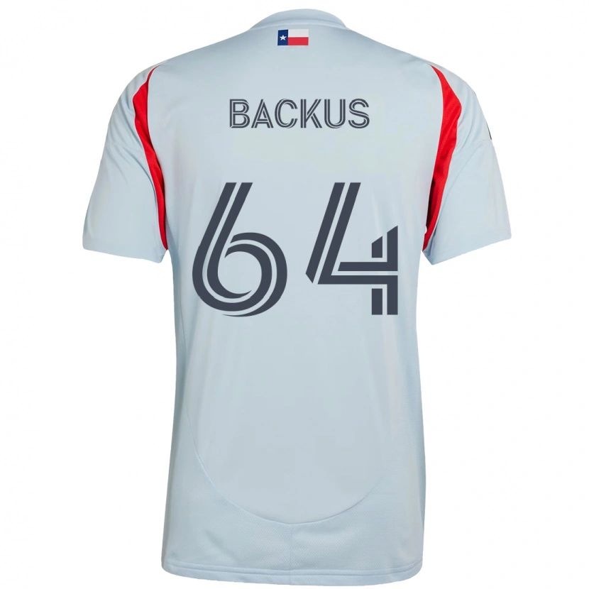 Danxen Dame Braeden Backus #64 Lyseblå Rød Bortetrøye Drakt Trøye 2025/26 Skjorter T-Skjorte