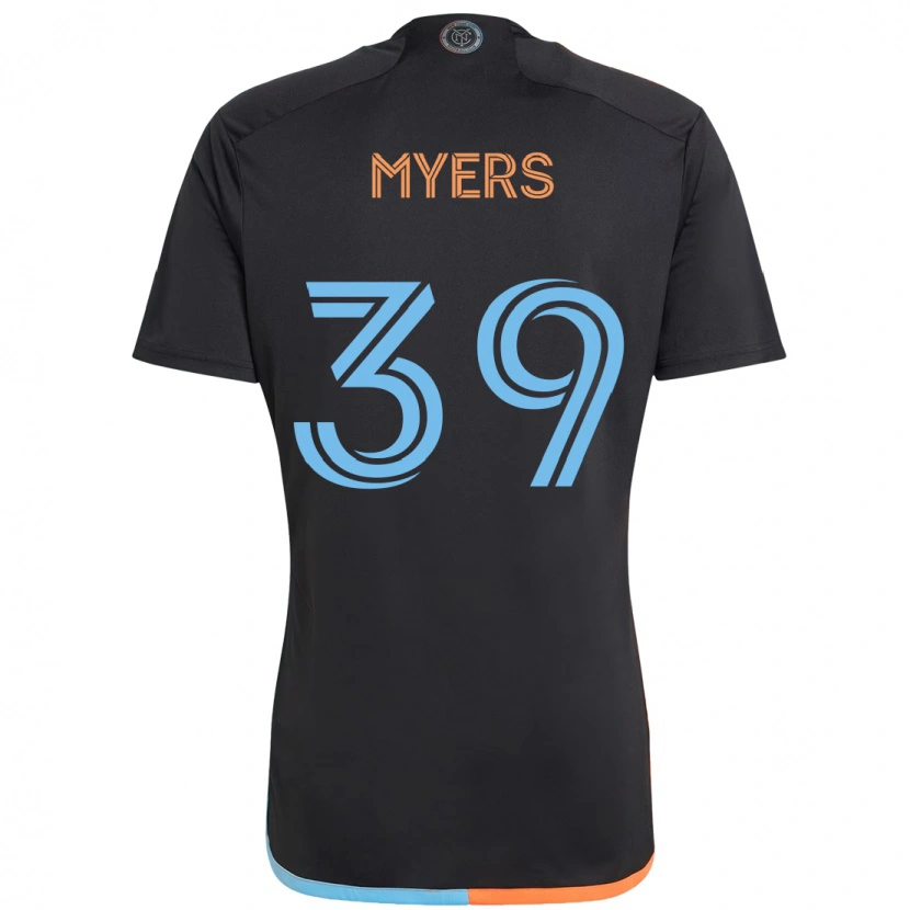 Danxen Dame Md Myers #39 Svart Blå Oransje Bortetrøye Drakt Trøye 2025/26 Skjorter T-Skjorte
