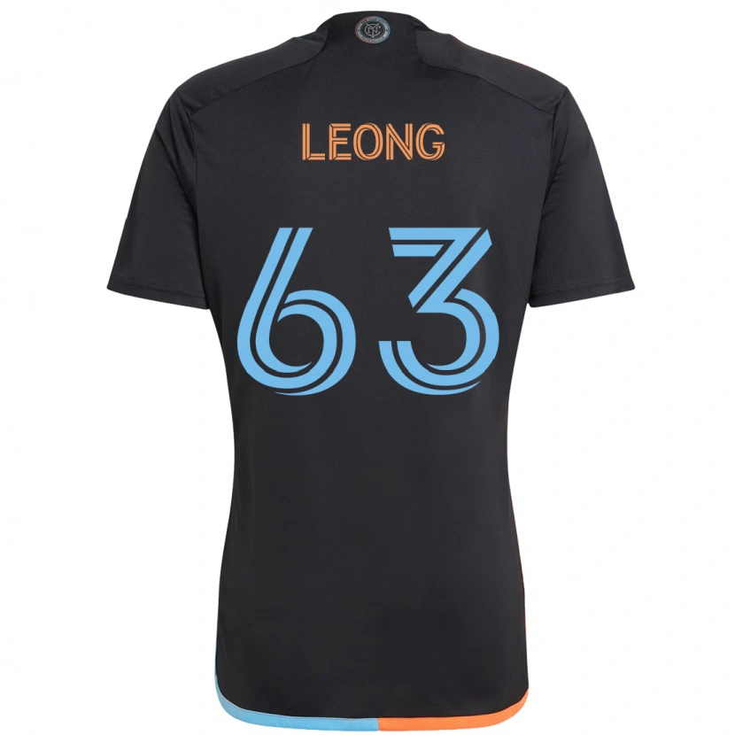 Danxen Dame Matthew Leong #63 Svart Blå Oransje Bortetrøye Drakt Trøye 2025/26 Skjorter T-Skjorte