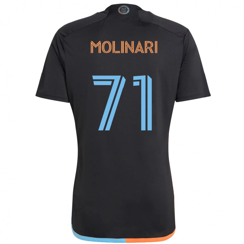 Danxen Dame Peter Molinari #71 Svart Blå Oransje Bortetrøye Drakt Trøye 2025/26 Skjorter T-Skjorte