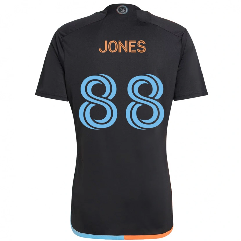 Danxen Dame Malachi Jones #88 Svart Blå Oransje Bortetrøye Drakt Trøye 2025/26 Skjorter T-Skjorte