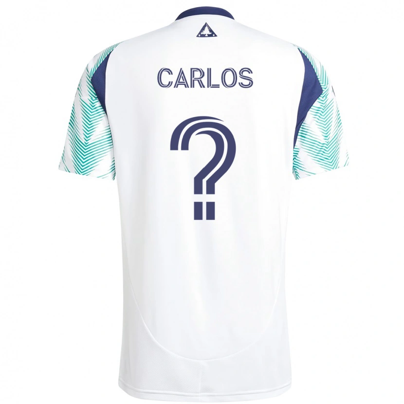 Danxen Dame Cristiano Carlos #0 Hvit Blå Bortetrøye Drakt Trøye 2025/26 Skjorter T-Skjorte