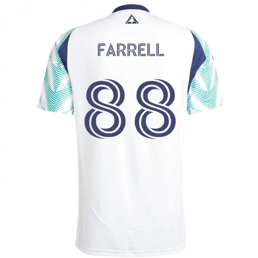 Danxen Dame Andrew Farrell #88 Hvit Blå Bortetrøye Drakt Trøye 2025/26 Skjorter T-Skjorte