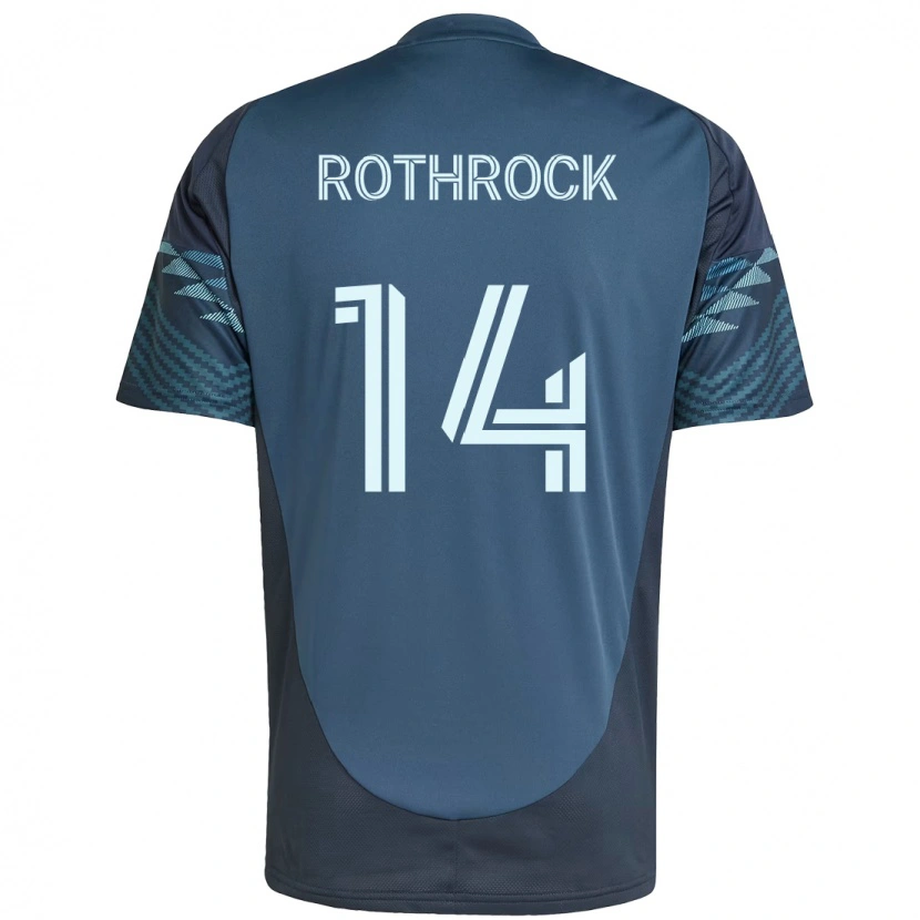 Danxen Dame Paul Rothrock #14 Lyseblå Bortetrøye Drakt Trøye 2025/26 Skjorter T-Skjorte