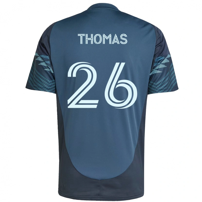Danxen Dame Andrew Thomas #26 Lyseblå Bortetrøye Drakt Trøye 2025/26 Skjorter T-Skjorte