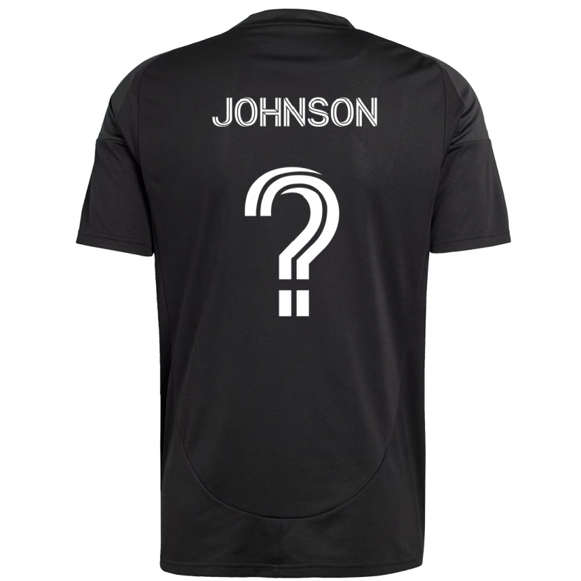 Danxen Dame Tate Johnson #0 Svart Hvit Bortetrøye Drakt Trøye 2025/26 Skjorter T-Skjorte