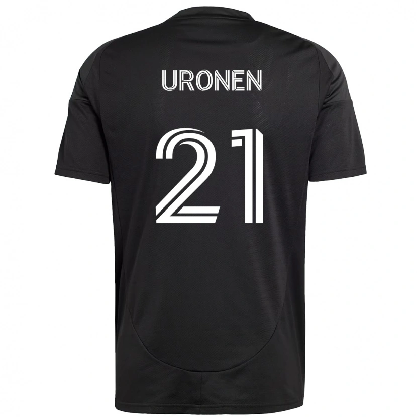 Danxen Dame Jere Uronen #21 Svart Hvit Bortetrøye Drakt Trøye 2025/26 Skjorter T-Skjorte