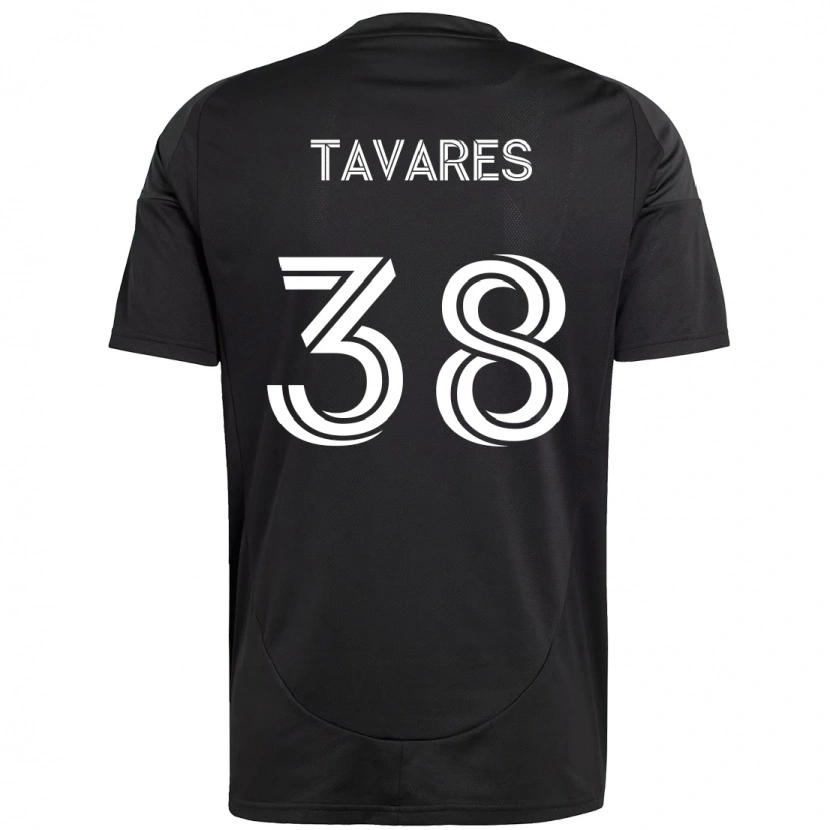 Danxen Dame Iuri Tavares #38 Svart Hvit Bortetrøye Drakt Trøye 2025/26 Skjorter T-Skjorte