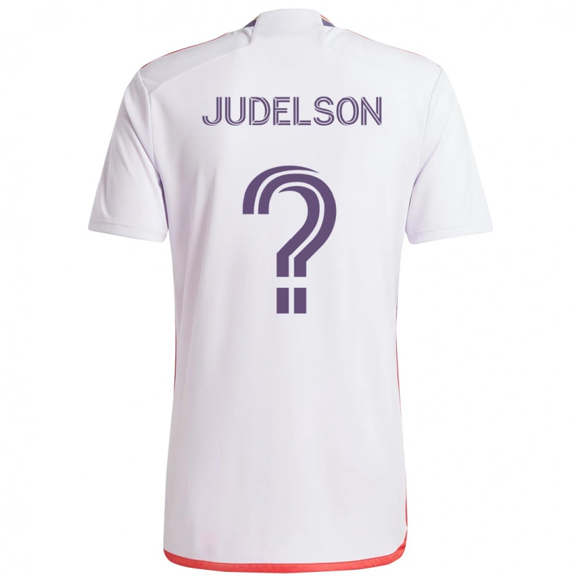 Danxen Dame Dylan Judelson #0 Hvit Lilla Bortetrøye Drakt Trøye 2025/26 Skjorter T-Skjorte