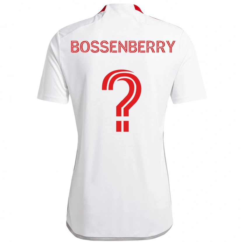Danxen Dame Antone Bossenberry #0 Hvit Rød Bortetrøye Drakt Trøye 2025/26 Skjorter T-Skjorte