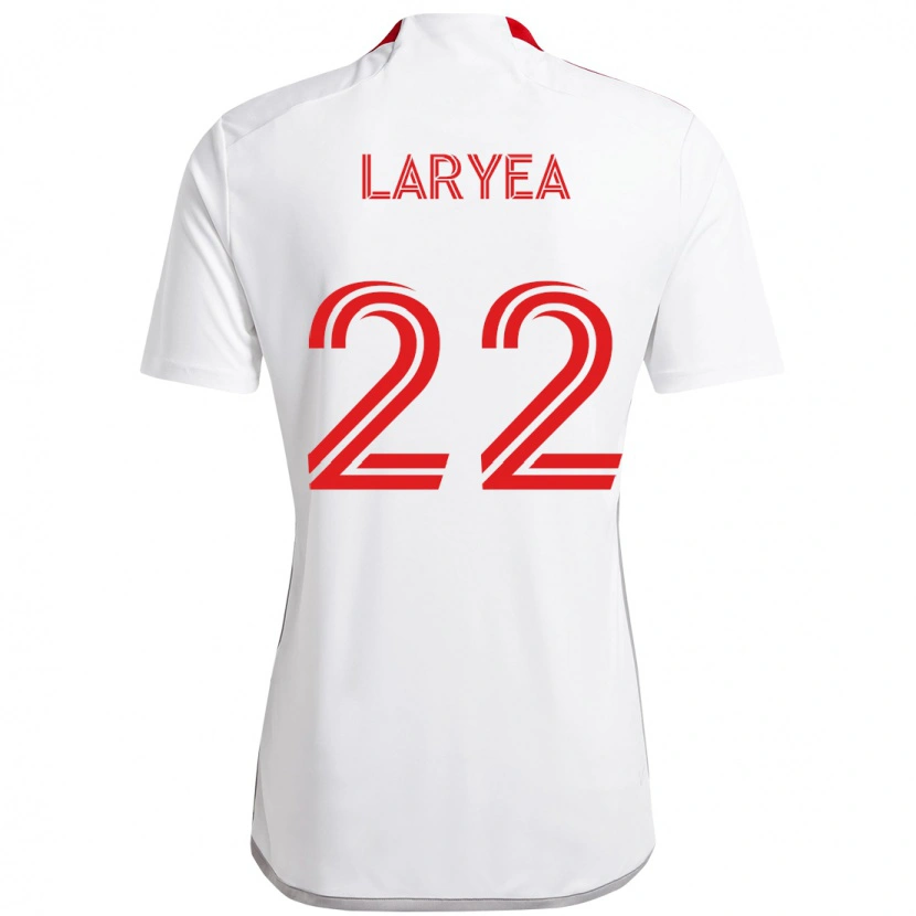 Danxen Dame Richie Laryea #22 Hvit Rød Bortetrøye Drakt Trøye 2025/26 Skjorter T-Skjorte