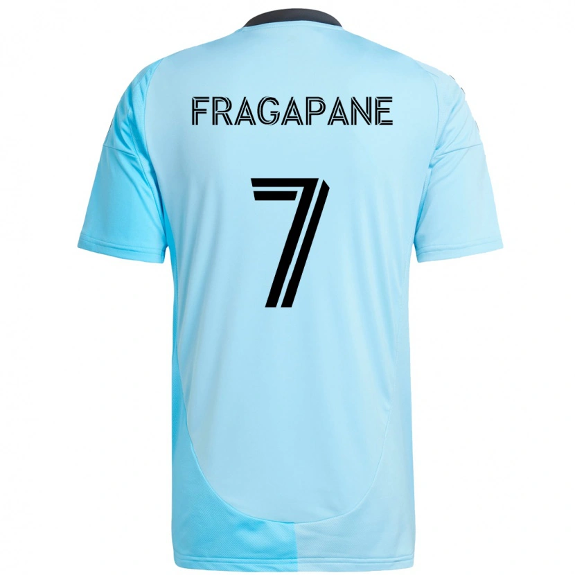 Danxen Dame Franco Fragapane #7 Himmelsblå Bortetrøye Drakt Trøye 2025/26 Skjorter T-Skjorte