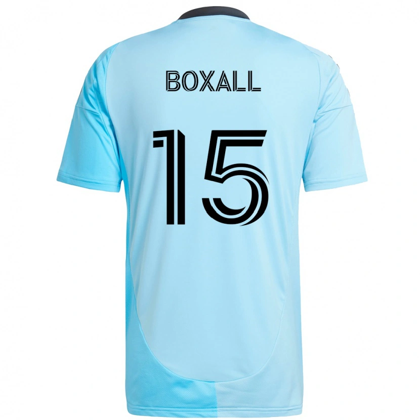 Danxen Dame Michael Boxall #15 Himmelsblå Bortetrøye Drakt Trøye 2025/26 Skjorter T-Skjorte