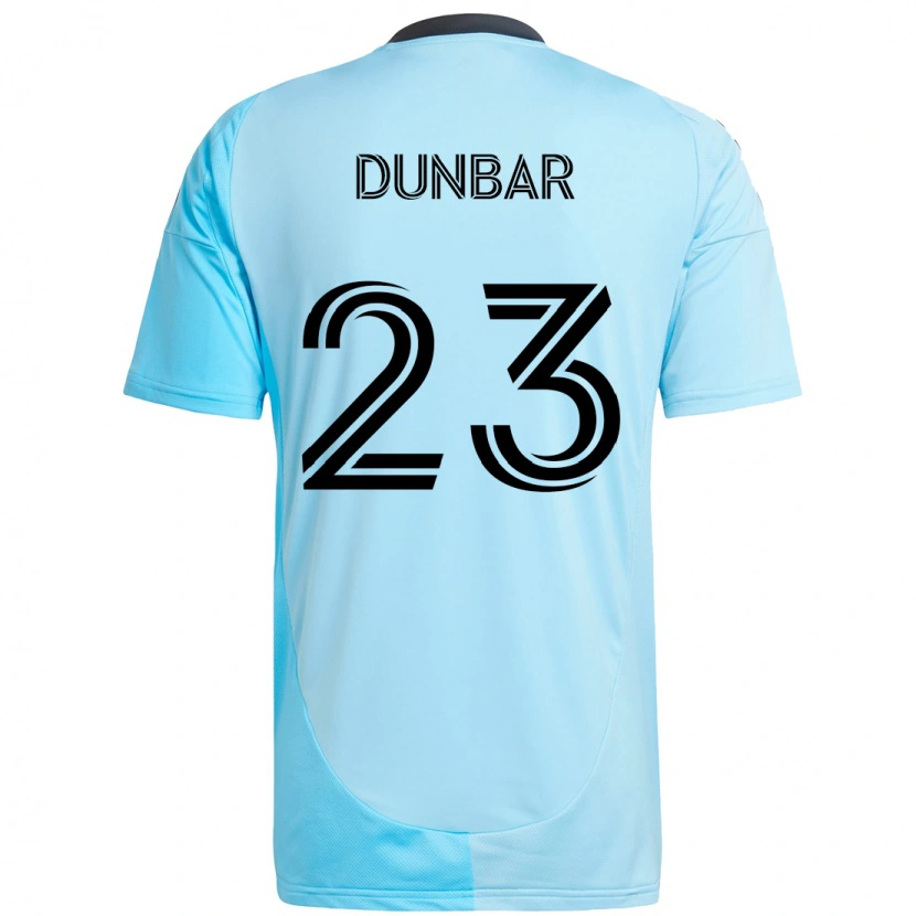 Danxen Dame Cameron Dunbar #23 Himmelsblå Bortetrøye Drakt Trøye 2025/26 Skjorter T-Skjorte
