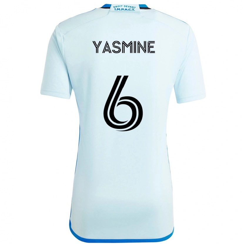 Danxen Dame Décombe Yasmine #6 Himmelsblå Mørkeblå Bortetrøye Drakt Trøye 2025/26 Skjorter T-Skjorte