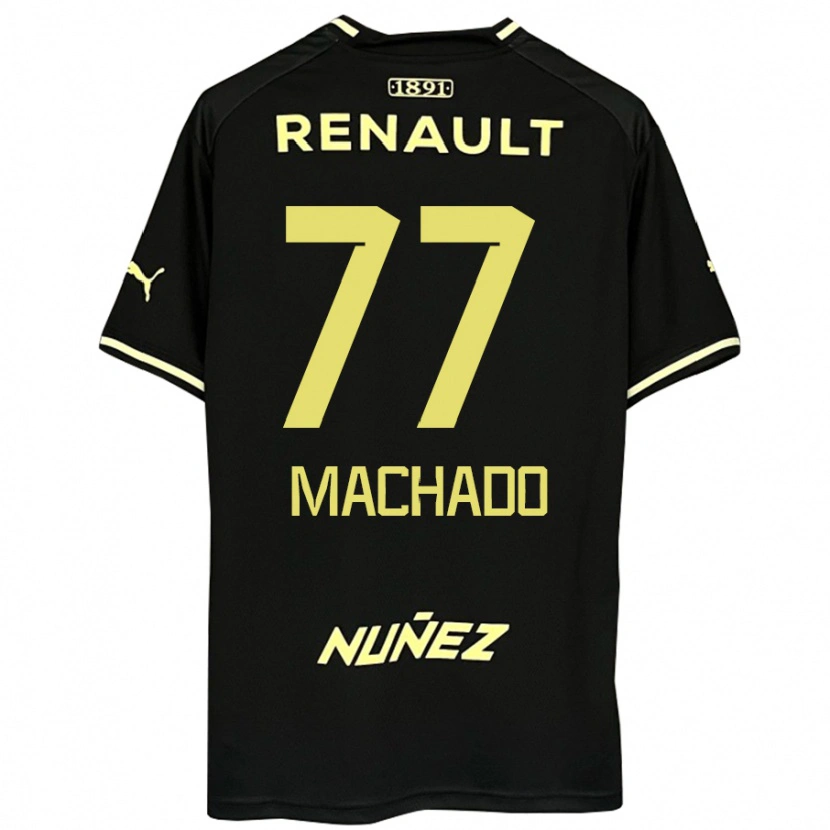 Danxen Dame Alexander Machado #77 Svart Gul Bortetrøye Drakt Trøye 2025/26 Skjorter T-Skjorte