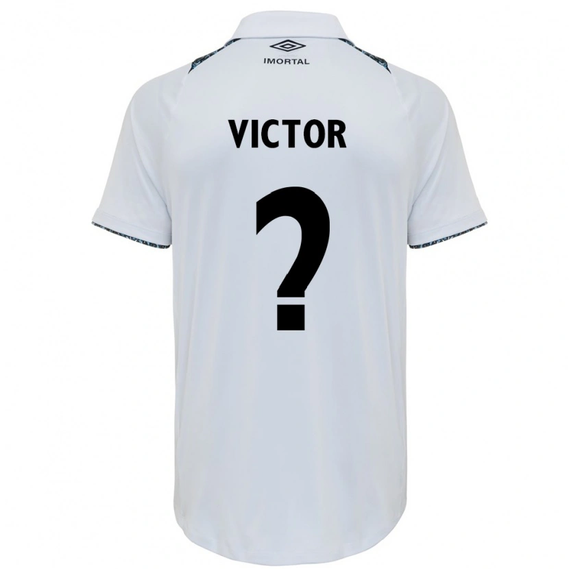 Danxen Dame João Victor #0 Hvit Blå Bortetrøye Drakt Trøye 2025/26 Skjorter T-Skjorte