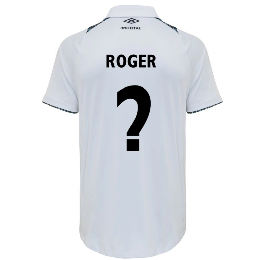 Danxen Dame Roger #0 Hvit Blå Bortetrøye Drakt Trøye 2025/26 Skjorter T-Skjorte