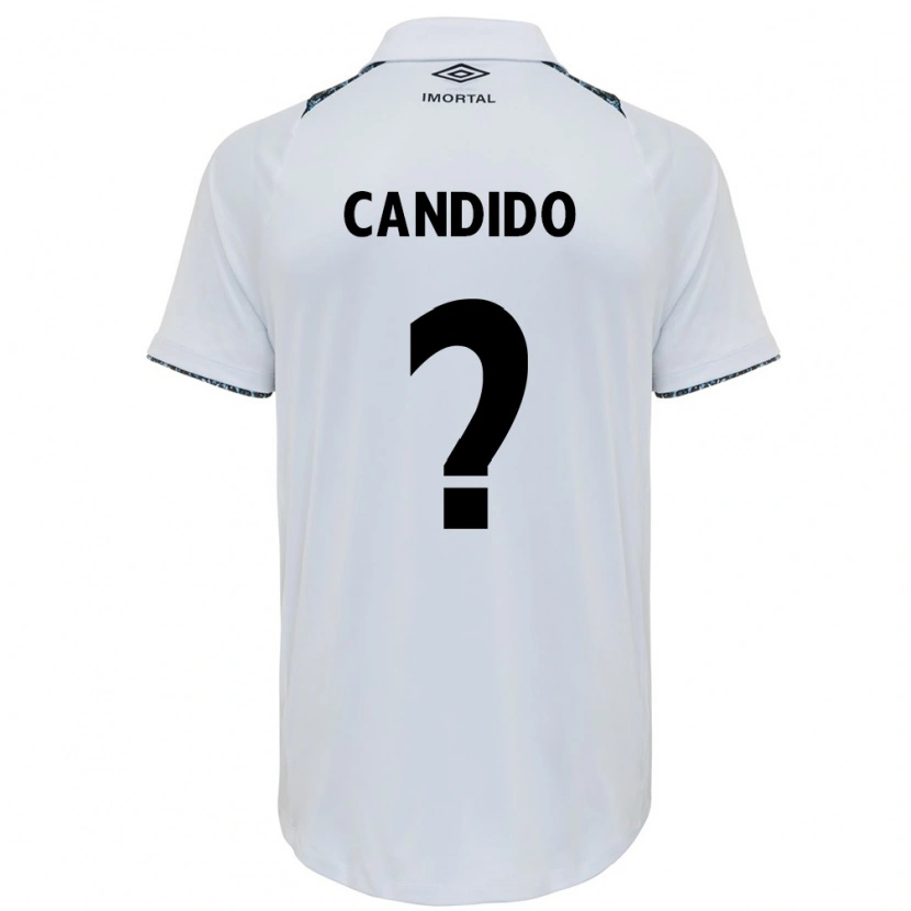 Danxen Dame Luan Cândido #0 Hvit Blå Bortetrøye Drakt Trøye 2025/26 Skjorter T-Skjorte