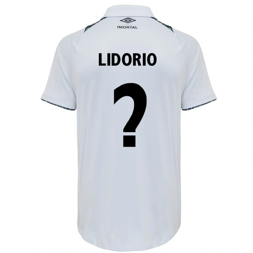 Danxen Dame João Lidório #0 Hvit Blå Bortetrøye Drakt Trøye 2025/26 Skjorter T-Skjorte