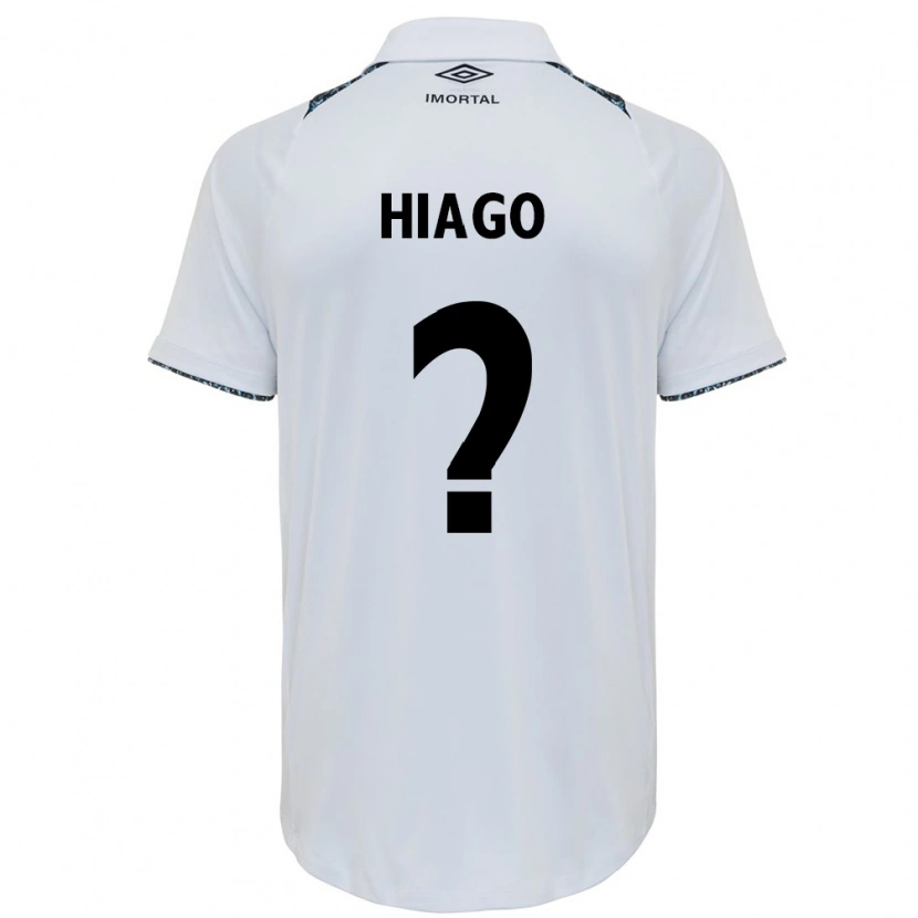 Danxen Dame Hiago #0 Hvit Blå Bortetrøye Drakt Trøye 2025/26 Skjorter T-Skjorte
