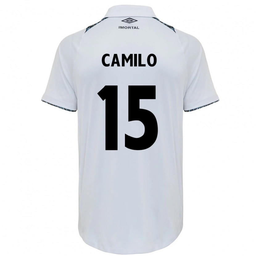 Danxen Dame Camilo #15 Hvit Blå Bortetrøye Drakt Trøye 2025/26 Skjorter T-Skjorte