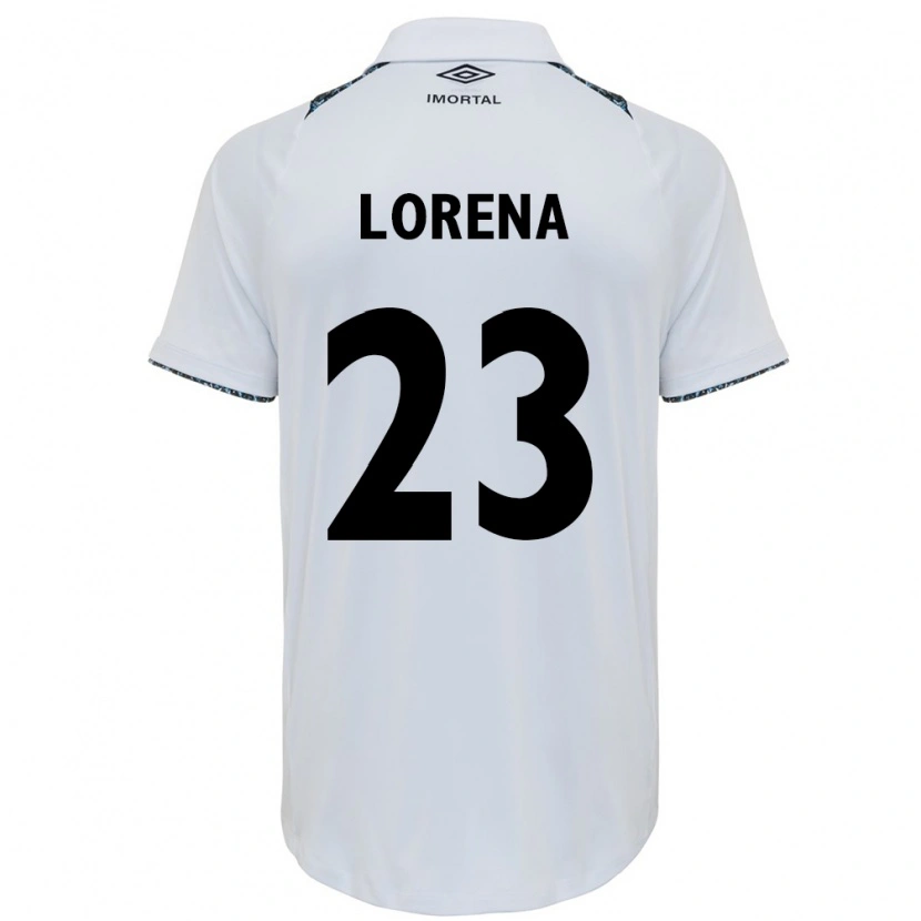 Danxen Dame Lorena #23 Hvit Blå Bortetrøye Drakt Trøye 2025/26 Skjorter T-Skjorte