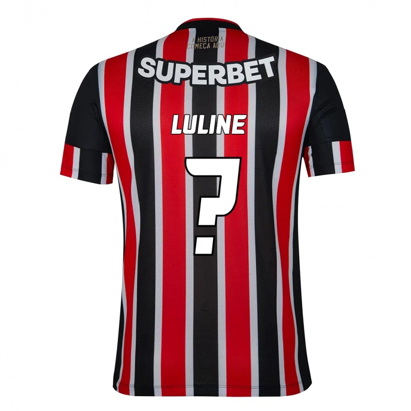 Danxen Dame Jonathan Luline #0 Svart Rød Bortetrøye Drakt Trøye 2025/26 Skjorter T-Skjorte