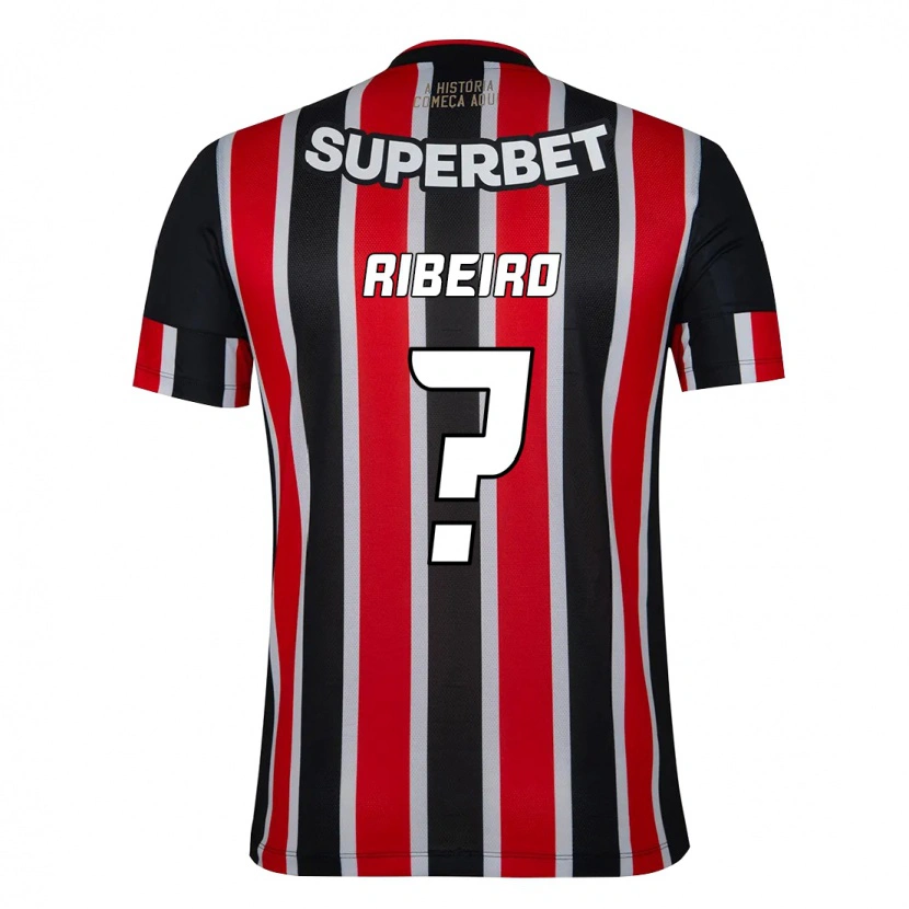 Danxen Dame Thiago Ribeiro #0 Svart Rød Bortetrøye Drakt Trøye 2025/26 Skjorter T-Skjorte
