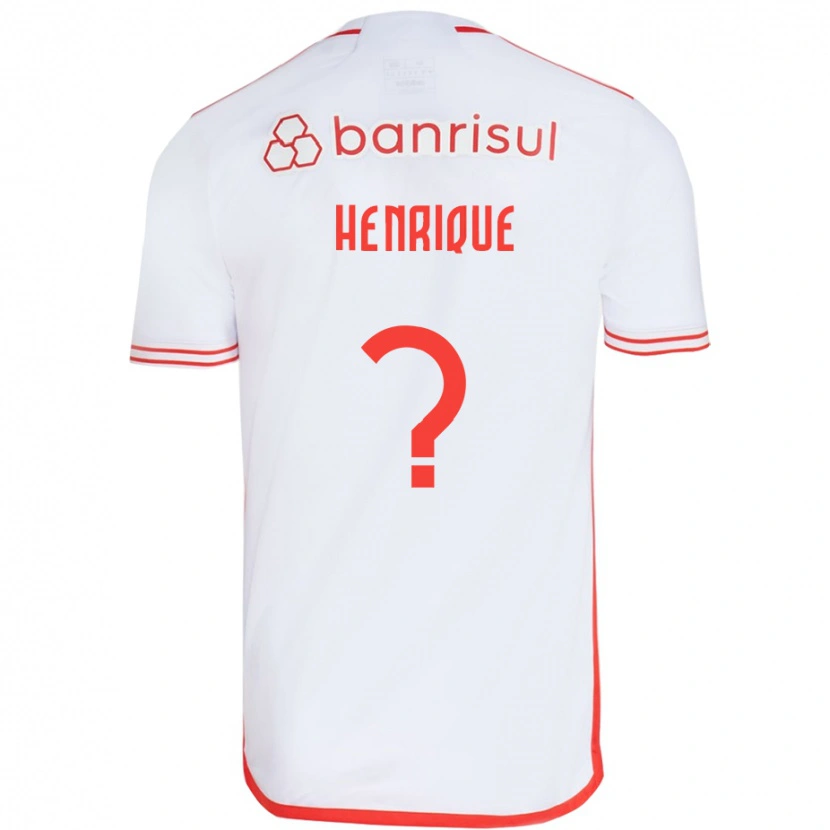 Danxen Dame Henrique #0 Hvit Rød Bortetrøye Drakt Trøye 2025/26 Skjorter T-Skjorte
