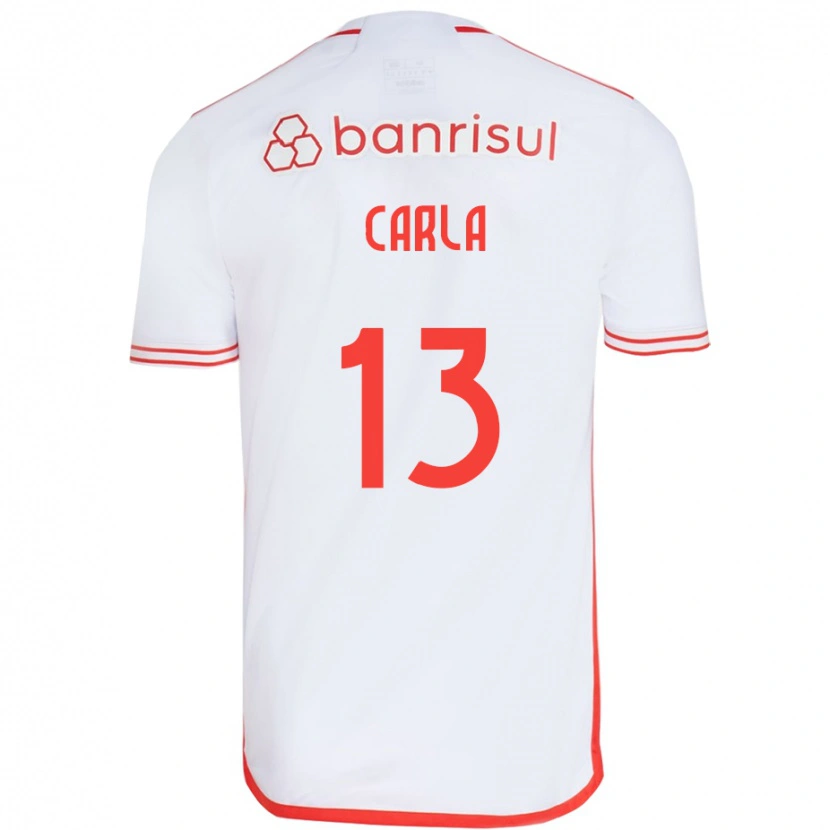 Danxen Dame Carla #13 Hvit Rød Bortetrøye Drakt Trøye 2025/26 Skjorter T-Skjorte