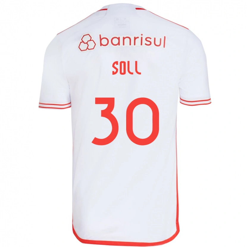 Danxen Dame Soll #30 Hvit Rød Bortetrøye Drakt Trøye 2025/26 Skjorter T-Skjorte