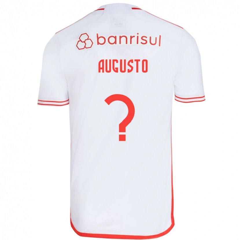 Danxen Dame Vinicius Augusto #0 Hvit Rød Bortetrøye Drakt Trøye 2025/26 Skjorter T-Skjorte