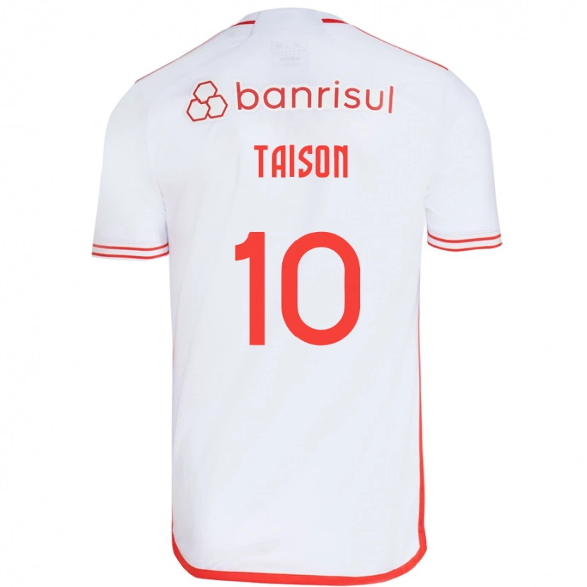 Danxen Dame Taison #10 Hvit Rød Bortetrøye Drakt Trøye 2025/26 Skjorter T-Skjorte