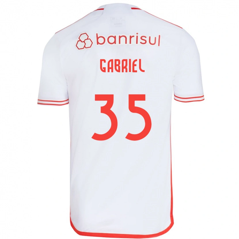 Danxen Dame Ze Gabriel #35 Hvit Rød Bortetrøye Drakt Trøye 2025/26 Skjorter T-Skjorte