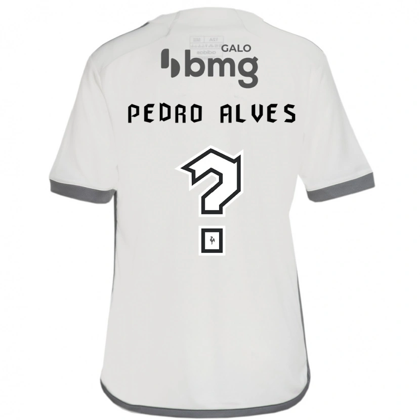 Danxen Dame Pedro Alves #0 Off White Bortetrøye Drakt Trøye 2025/26 Skjorter T-Skjorte