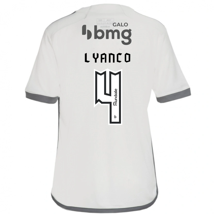 Danxen Dame Lyanco #4 Off White Bortetrøye Drakt Trøye 2025/26 Skjorter T-Skjorte