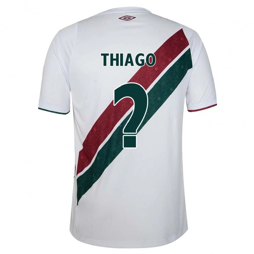Danxen Dame Thiago #0 Hvit Grønn Burgunder Bortetrøye Drakt Trøye 2025/26 Skjorter T-Skjorte