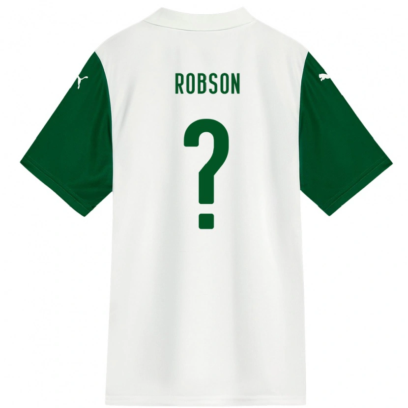 Danxen Dame Robson #0 Hvit Grønn Bortetrøye Drakt Trøye 2025/26 Skjorter T-Skjorte