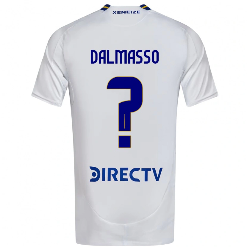 Danxen Dame Santiago Dalmasso #0 Hvit Blå Bortetrøye Drakt Trøye 2025/26 Skjorter T-Skjorte