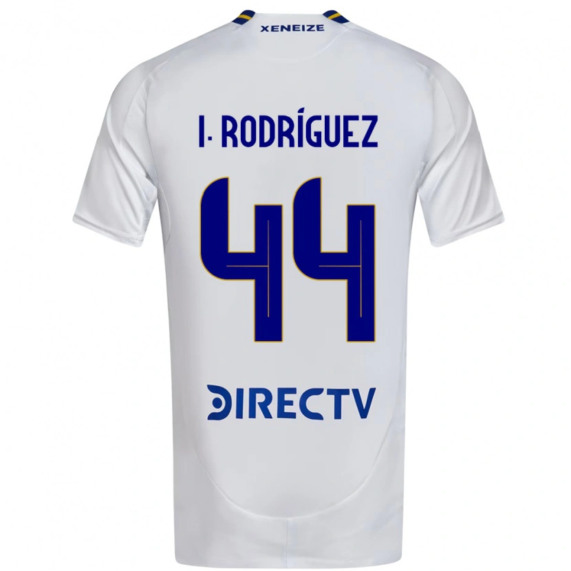 Danxen Dame Ignacio Rodríguez #44 Hvit Blå Bortetrøye Drakt Trøye 2025/26 Skjorter T-Skjorte
